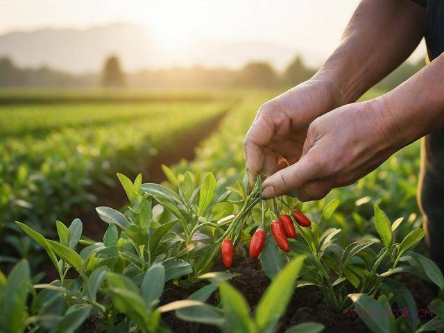 枸杞菜怎么摘,枸杞菜收割方法