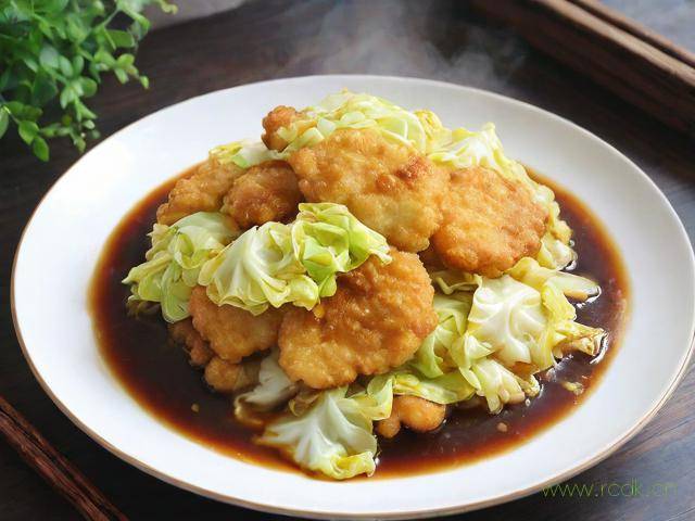 锅贴小棠菜怎么做,锅塌小棠菜