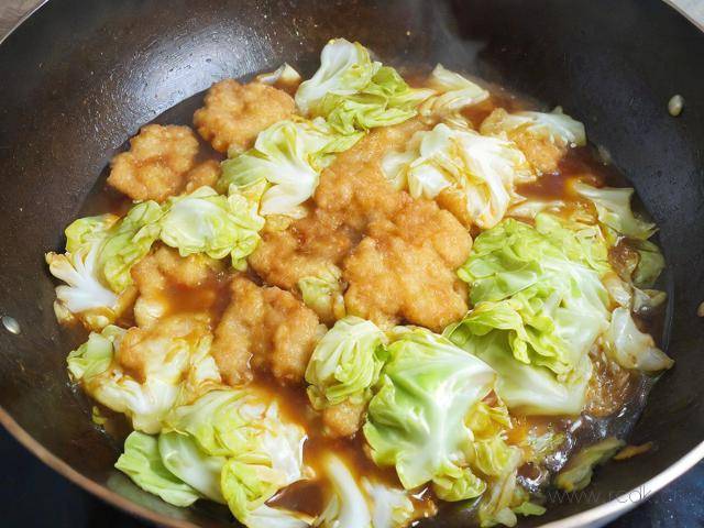 锅贴小棠菜怎么做,锅塌小棠菜