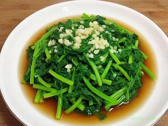 蒜蓉茼蒿菜怎么做好吃,蒜蓉茼蒿蒜蓉茼蒿