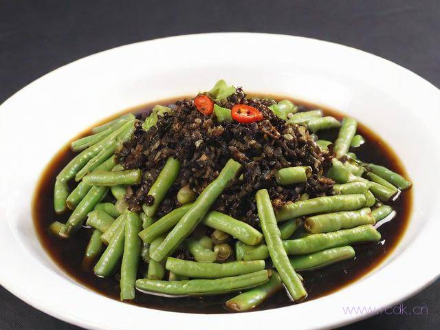 橄榄菜四季豆怎么弄,橄榄菜四季豆图片